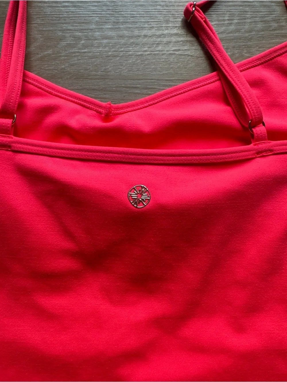 Lilly Pulitzer Neon Pink Scallop-Hem Kids Swim Tank
